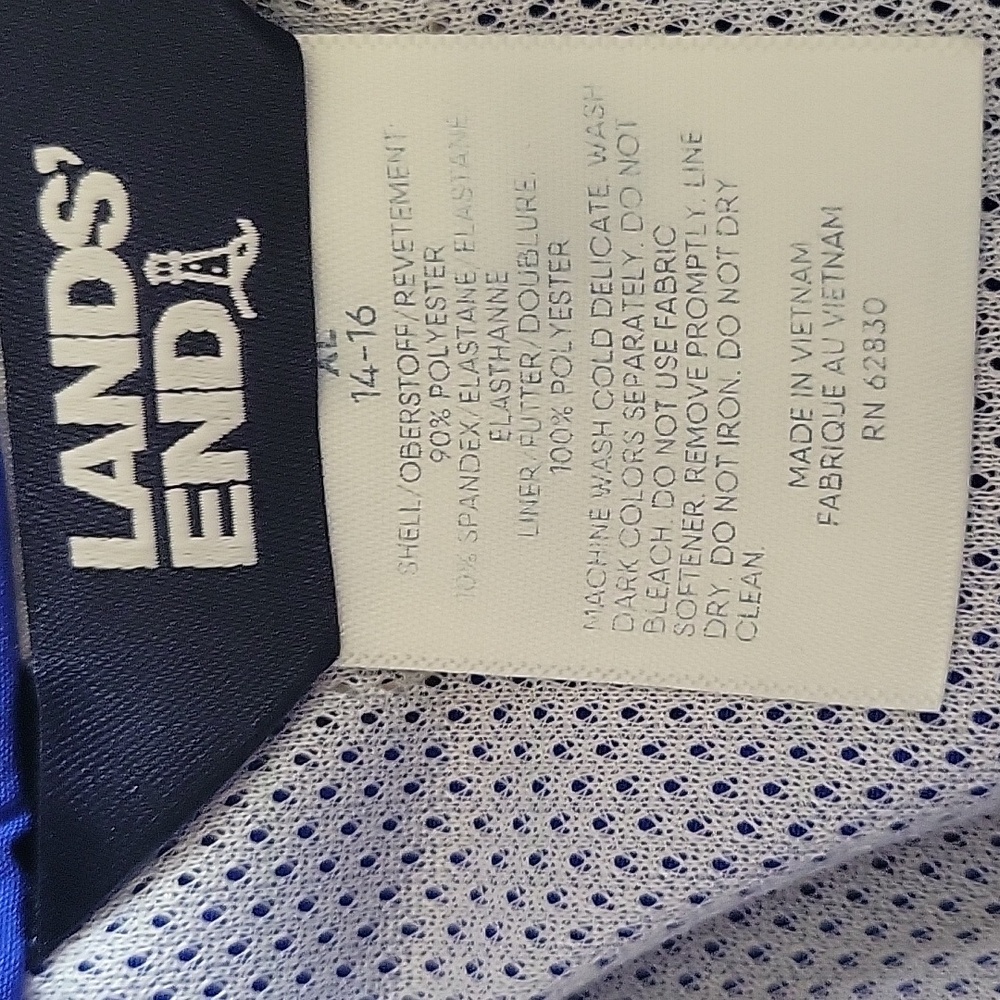 Lands' End Blue Rash Guard And Board Shorts - Picture 3 of 6